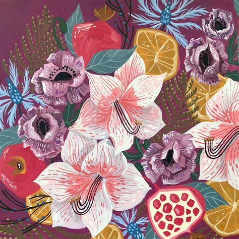 Gouache Illustrations of Florals and Fab Felines by Rae Ritchie