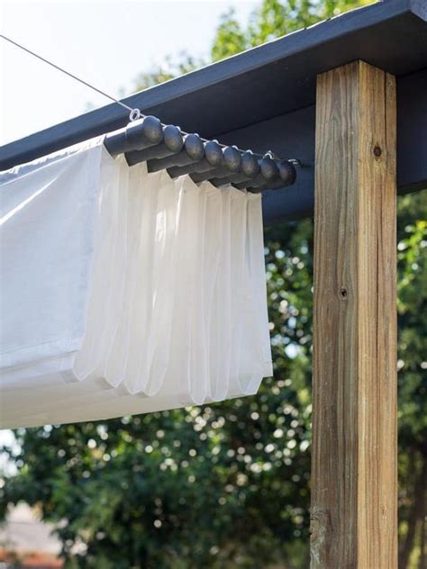 How To Build A Retractable Canopy Diy Outdoor Decor Backyard Canopy