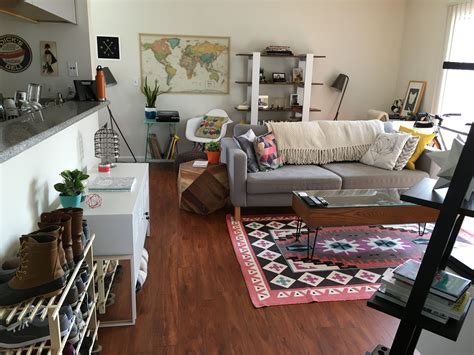 My girlfriend and I moved in together, and this is our one bedroom (Los