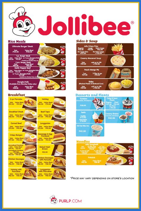 The Best Jollibee Menu To Buy With Prices December 2023