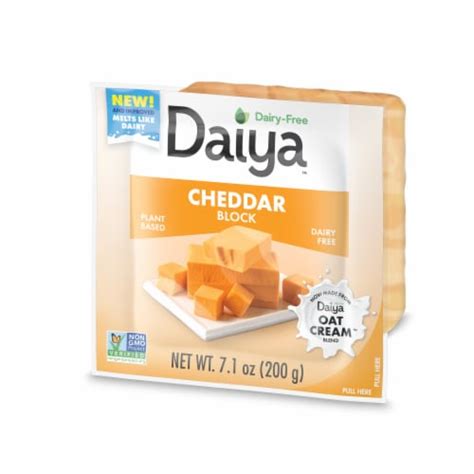 Daiya Dairy Free Medium Cheddar Block Cheese Oz Fred Meyer