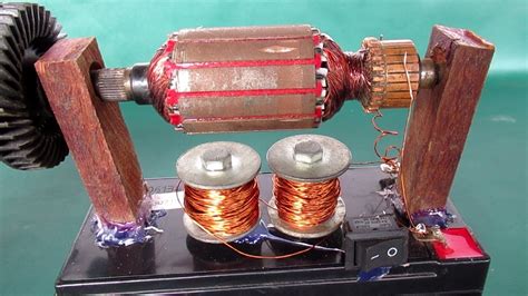 How To Make Simple Electric Motor Power Dc At Home Without Magnet