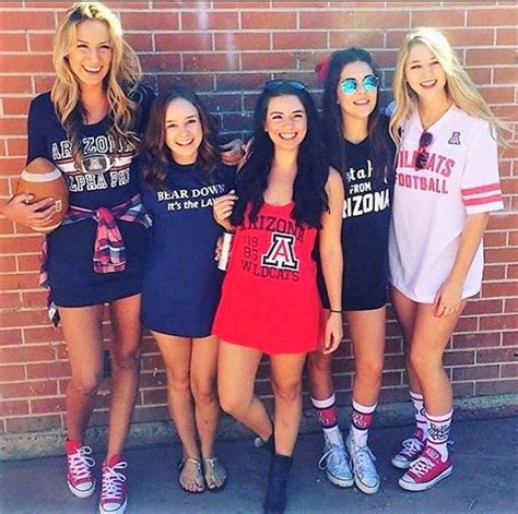 Arizona Wildcats Game Day Style Football Game Outfit Tailgate Outfit Gameday Outfit Tailgate