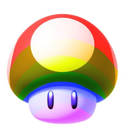 Image Rainbow Mushroom Mka Artworkpng Fantendo