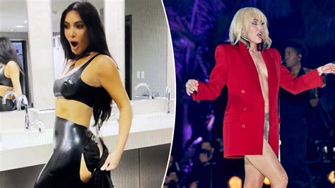Kim Kardashian Suffers Wardrobe Malfunction In Skintight Latex The