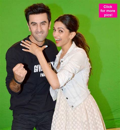 ex lovers ranbir kapoor and deepika padukone create tamasha off screen view hq images