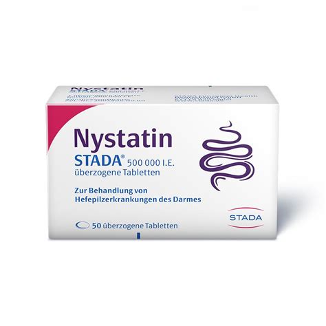 Nystatin Stada 500000 Ie Überzogene Tabletten 50 Stück Sanicare