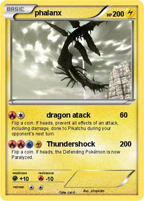 Pokémon Phalanx 2 2 Dragon Atack My Pokemon Card