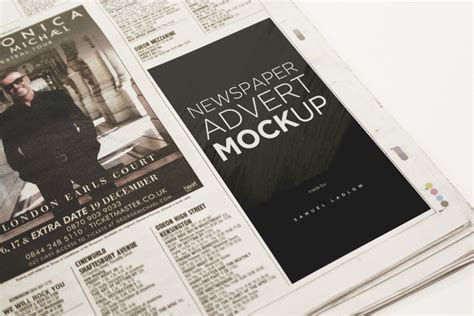 6 Newspaper Advert Mockups On Behance