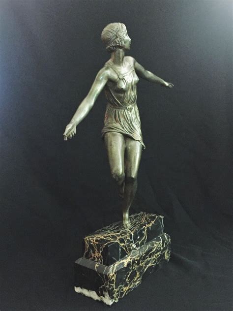 Josselin French Art Deco Semi Nude Erotic Female Dancer Bronze Sculpture 1920s For Sale At 1stdibs
