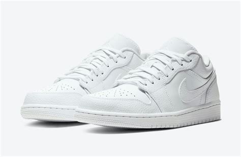 Air Jordan 1 Low Triple White 553558 130 Release Date Info Sneakerfiles