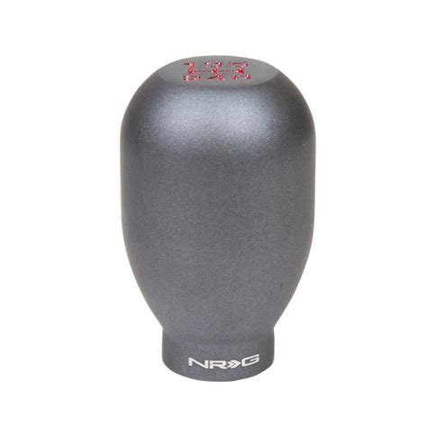 Nrg 42mm 5 Speed Gun Metal Type R Style Shift Knob Sk 100gm Import