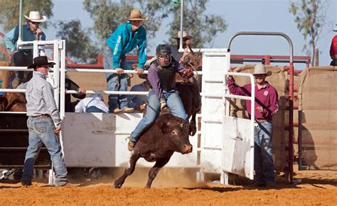Cowgirl Rides The Rodeo High No Bull The West Australian