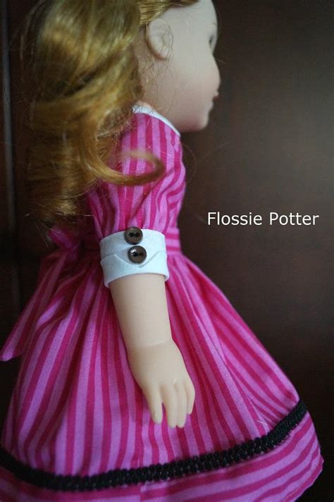 flossie potter joni s uptown dress doll clothes pattern 14 5 inch dolls pixie faire