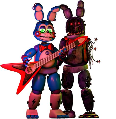Fnaf C4d Star Toy And Star Withered Bonnie By Fluttershykitten On Deviantart