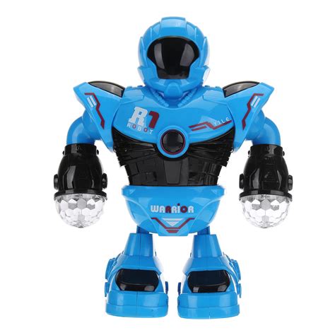 Walking Dancing Robot Toys For Kids 360° Body Spinning With Led Lights