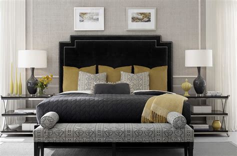 Bedroom Gold And Black