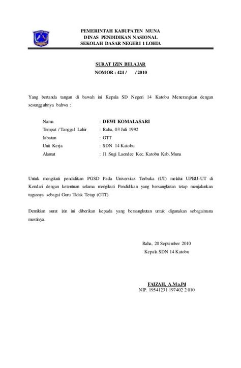 Surat Keterangan Aktif Mengajar Dewi