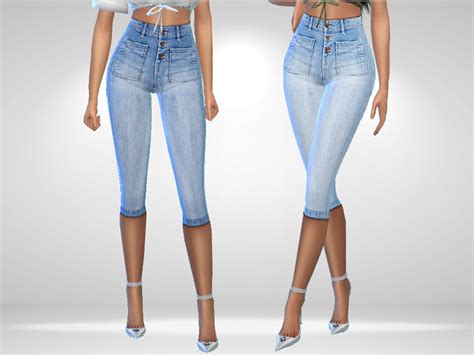 The Sims Resource Cropped Jeans