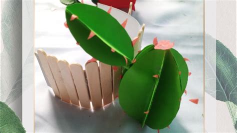 Karena hasil dari kerajinan tangan bambu ini banyak sekali diminati masyarakat lokal maupun luar. Cara membuat kaktus dari kertas origami - YouTube