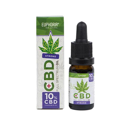 euphoria cbd cannabis oil 10 10ml 1000 mg cbd