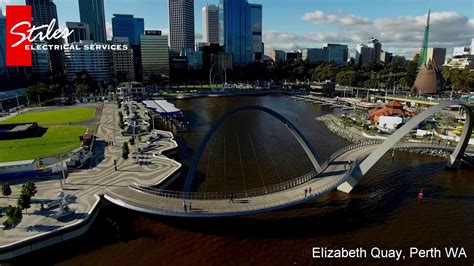 Elizabeth Quay Feature Lighting Demonstration Youtube