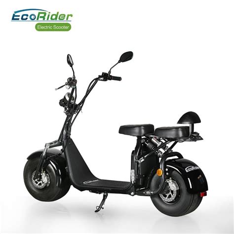 Adult E5 Street Legal Citycoco 2 Wheel Electric Scooter With Double