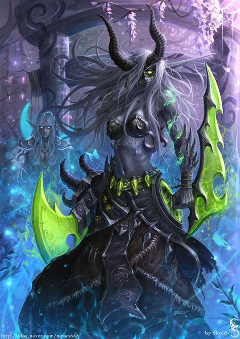Night Elf Demon Hunter World Of Warcraft Warcraft Art Night Elf