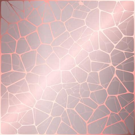 Free Vector Abstract Background With Metallic Rose Gold Texture