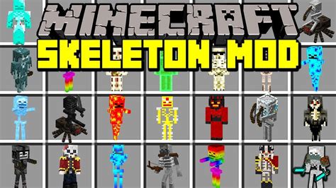 Minecraft Skeleton Mod Elemental Skeletons Skeleton King And More