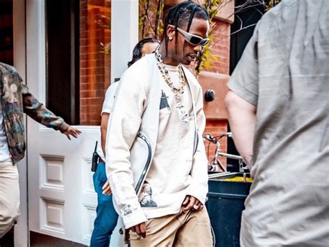 Spotted Travis Scott Steps Out In Raf Simons And Air Jordan Trainers