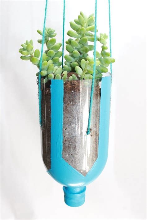 How To Make Hanging Planters From Recycled Water Bottles Diy Water