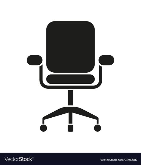 Office Chair Icon Top View