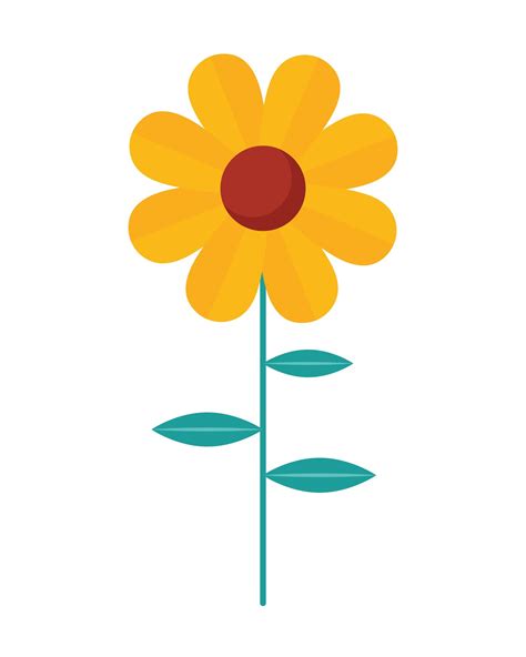 cute sunflower isolated icon 1895024 Vector Art at Vecteezy