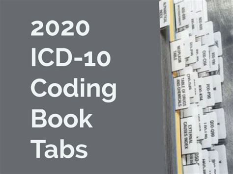 2020 Icd 10 Coding Book Tabs Selman Holman A Briggs Healthcare Company