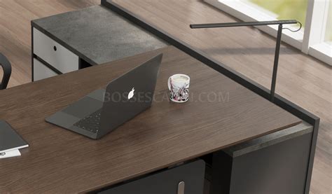 Inspira 6 Feet Office Desk In Norica Walnut