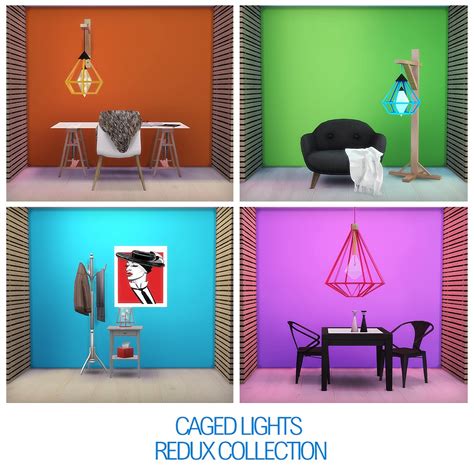 My Sims 4 Blog Caged Lights By Dean