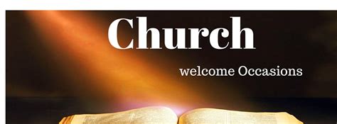 Sunday Church Service Welcome Speech