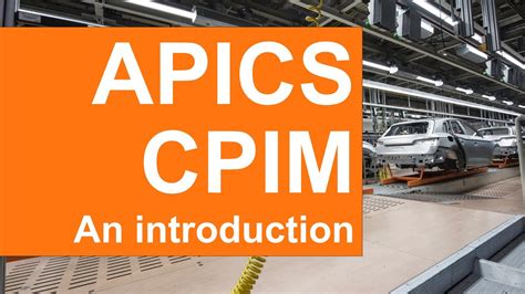 Apics Cpim Production And Inventory Management Course Youtube