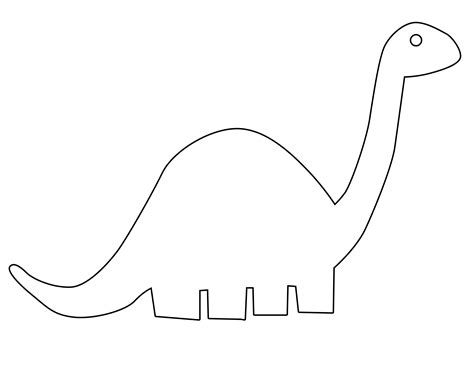 Printable Dinosaur Templates Printable World Holiday