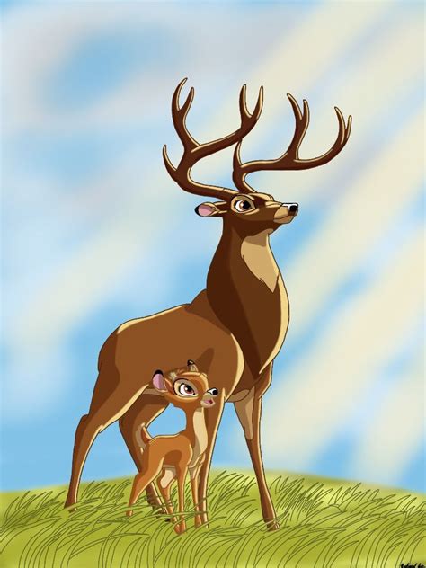 Bambi And The Great Prince Of The Forest By Spartandragon12 On