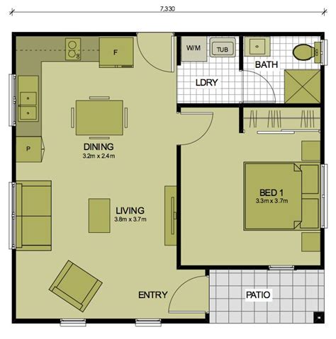 Bedroom Wattle Sydney Granny Flats Granny Flat Floor Plans Designinte Com