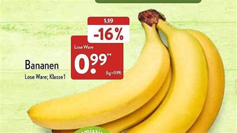 Bananen Angebot Bei Aldi Nord