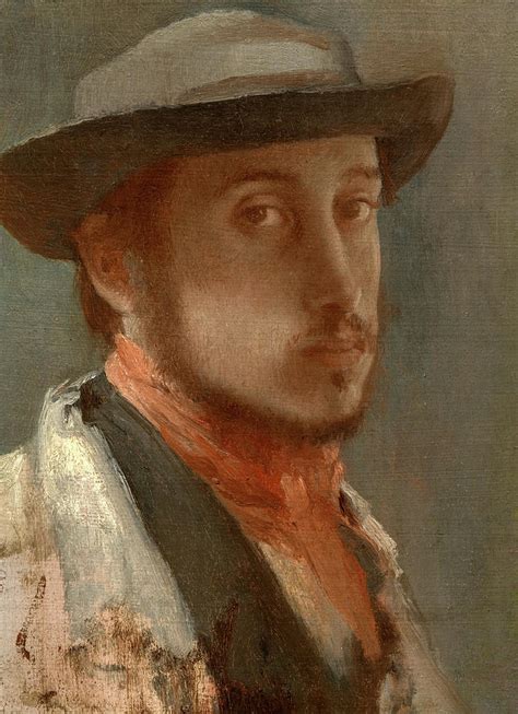 Edgar Degas Self Portrait 1858 Painting By Edgar Degas Fine Art America