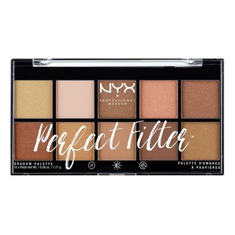 Nyx Professional Makeup Perfect Filter Palette De Fards Paupi Res