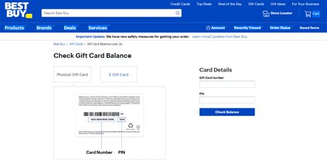 A credit card balance can be checked in the respective credit card app. www.bestbuy.com/gift-card-balance - Check Best Buy Gift ...