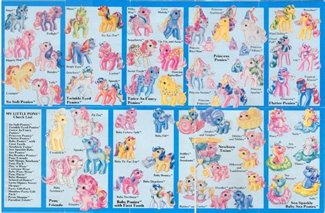 Original My Little Pony Characters G1