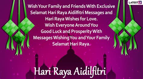 Wish a selamat hari raya with this ecard. Hari Raya Aidilfitri 2020 Greetings & HD Images: WhatsApp ...