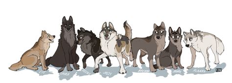 Sugoi Wolf Pack Animal Drawings Wolf Art Furry Drawing