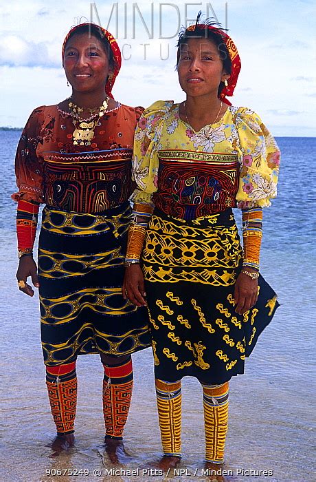 Minden Pictures Stock Photos Guna Kuna Indian Women In Traditional